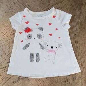 2T panda tshirt First Impressions 🤍❤